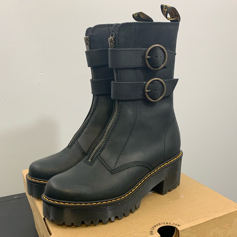 Dr Martens Tamela Zipper Boot Doc Martens Zipfront